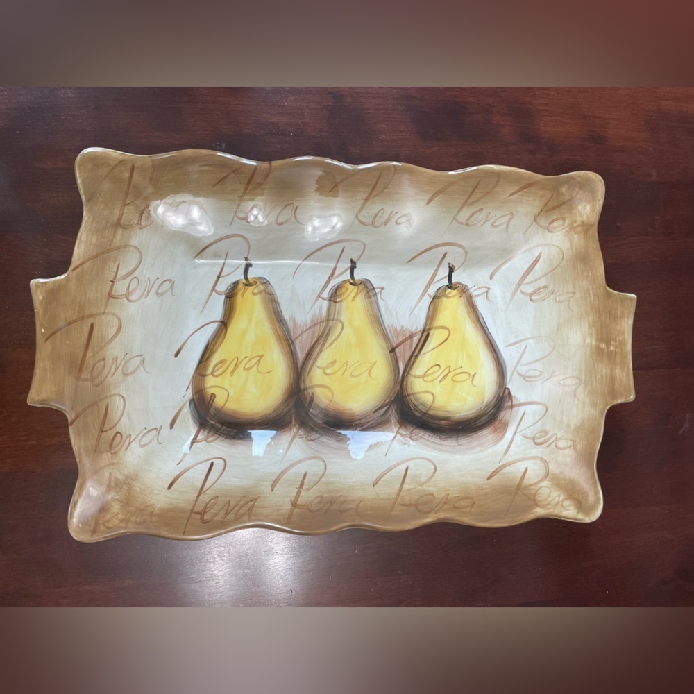 Tabletops Unlimited Fruition Large Rectangular Tray Pera.